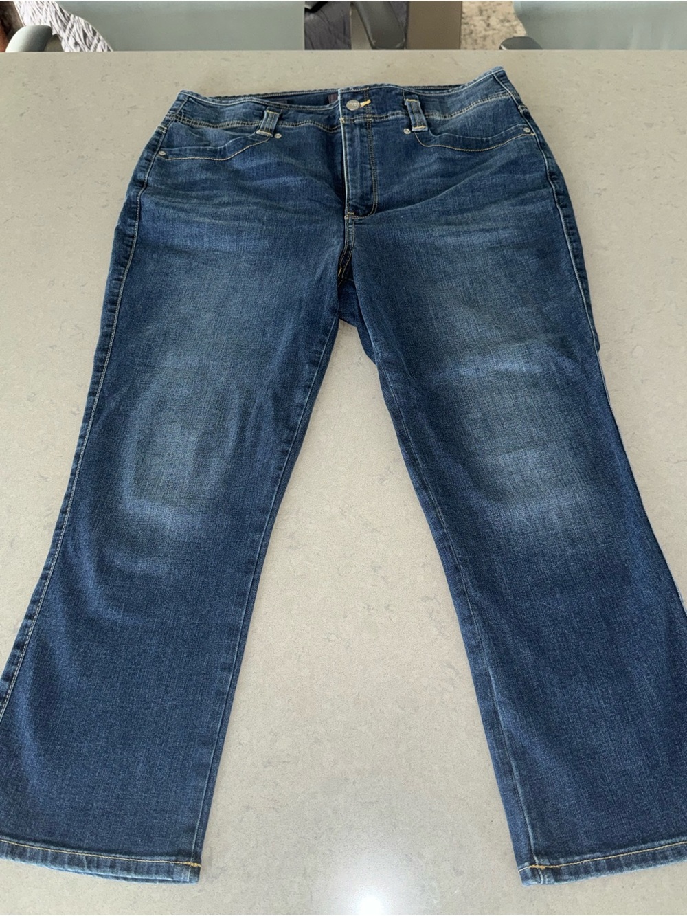 NYDJ Women’s Boot Cut Jeans in Dark Blue Wash